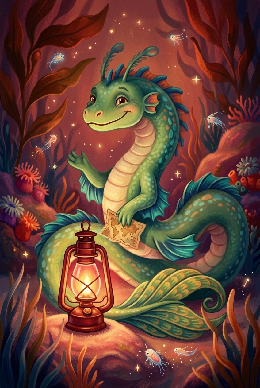 The Red Lamp at Night